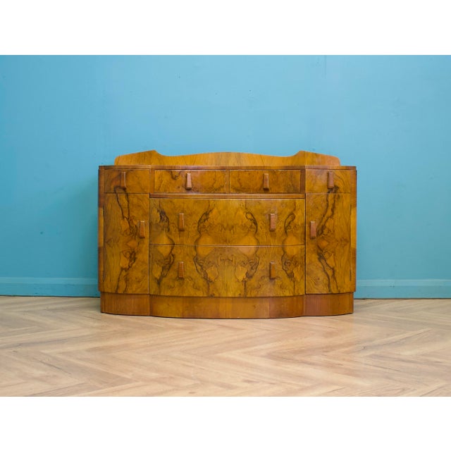 Art Deco British Burr Walnut Dressing Chest, 1930s For Sale - Image 12 of 12