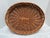 Wood Vintage Large Wicker Wood Basket Serving Tray For Sale - Image 7 of 7