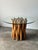 Bundled Bamboo Glass-Top Dining Table, Attributed to Budji Layug, 1970s For Sale - Image 14 of 17