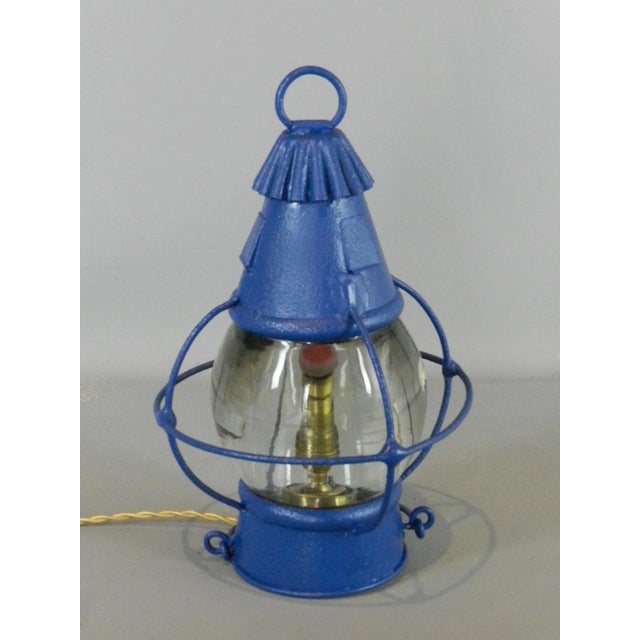 Antique Globe Ship's Lantern For Sale - Image 10 of 11