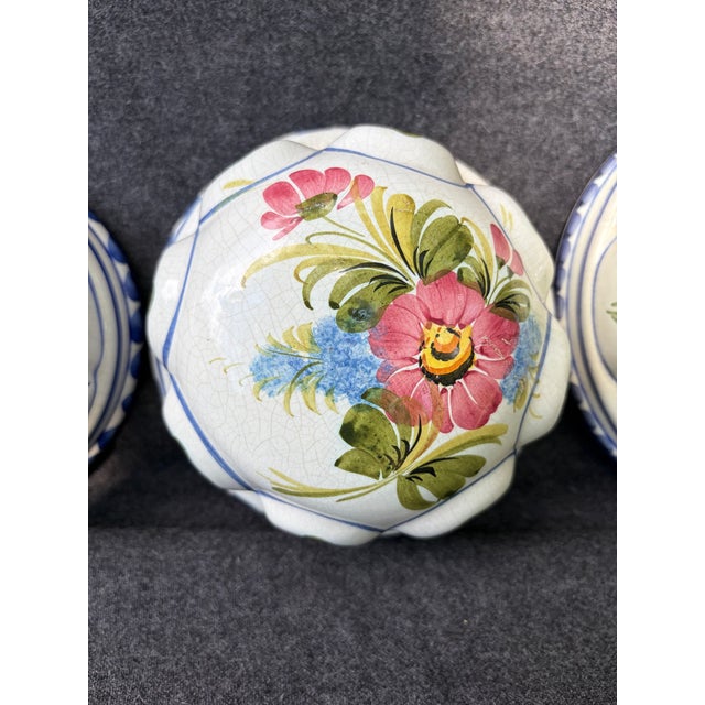 Vintage Italian Bassano Ceramic Wall Hanging Molds Set of 4 For Sale - Image 14 of 16