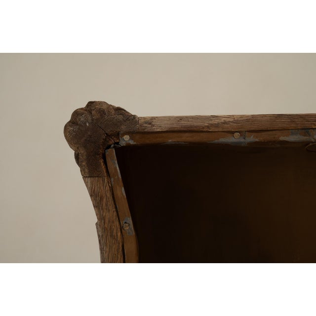 19th Century French Baroque Revival Carved Wooden Console Table For Sale - Image 12 of 18