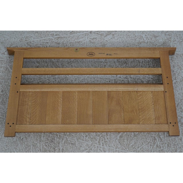 Stickley Mission Oak Hanging Shelf Plate Rack For Sale - Image 9 of 10