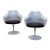Eero Saarinen Tulip Pedestal Arm Chairs for Knoll - A Pair For Sale
