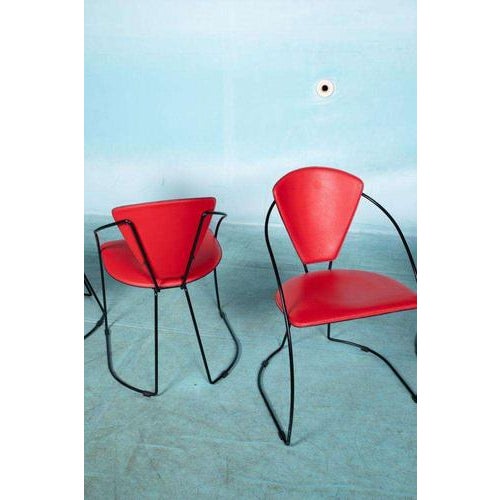 Italian Chairs by Arrben Linda, 1980s, Set of 4 For Sale - Image 13 of 18