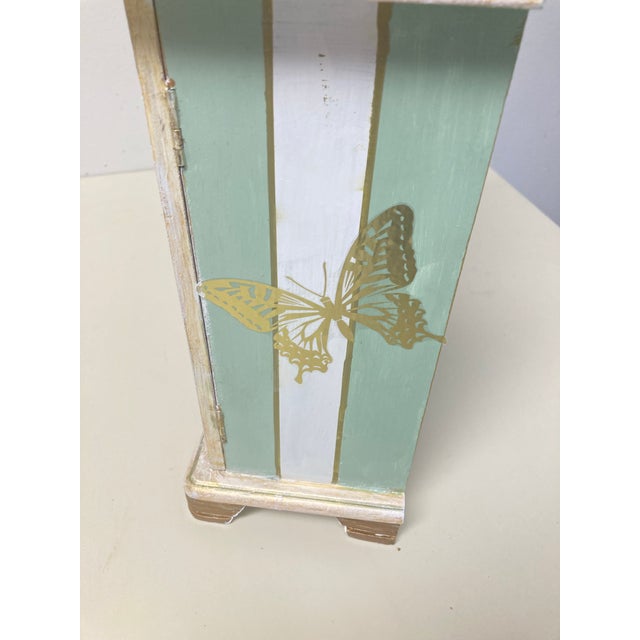 Shabby Chic Alice in Wonderland Box-Hand Painted For Sale - Image 3 of 7