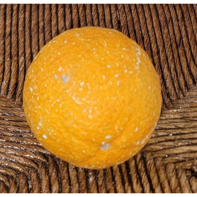 Brown Late 19th Century Wooden Footed Bowl W/26 Stone Fruits For Sale - Image 8 of 14