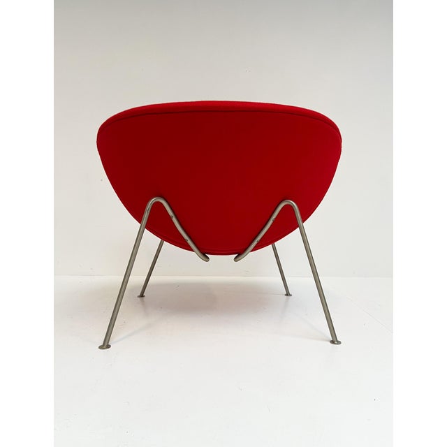 Red Vintage Orange Slice Chair by Pierre Paulin for Artifort, 1960s For Sale - Image 8 of 15