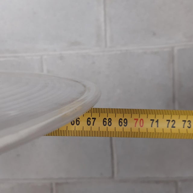 Modern White Swirl Spiral Murano Glass Pendant, 1960s For Sale - Image 14 of 15