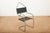 Modern Type 22 the Clamp Cantilever Chair with Chrome-Plated Tubular Steel and Black Leather from Ulysses Müller, 1989 For Sale - Image 3 of 15