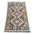 Navaho Tribal Kilim Hand-Woven Wool Rug 2.7' X 3.9' For Sale