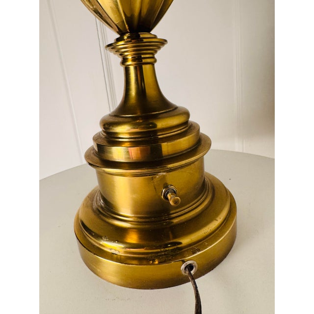 Brass Stiffel Mid-Century Hollywood Regency Brass Table Lamp For Sale - Image 8 of 10