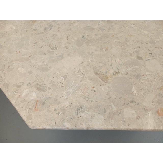 Vintage Octagonal Marble Dining Table, 1970s For Sale - Image 6 of 18