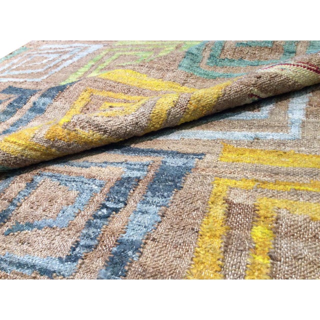 Pasargad Home Modern Camel Area Rug, 5' 0'' X 8' 0'' For Sale - Image 4 of 4