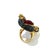Bochic "Orient" Ruby & Sapphire Swan Cocktail Ring Set 18K & Silver For Sale - Image 13 of 18