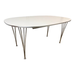 Bruno Mathsson + Piet Hein for Fritz Hansen Super-Ellipse Dining Table, Circa 1975 For Sale