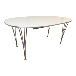 Bruno Mathsson + Piet Hein for Fritz Hansen Super-Ellipse Dining Table, Circa 1975