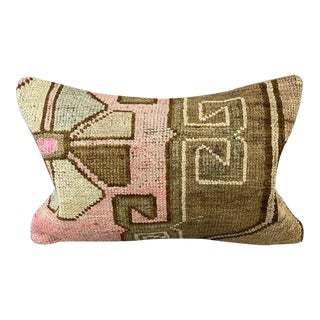 16 x 24 Rug Pillow Aegean Bliss Turkish Pillow Cushion Cover For Sale