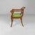 19th Century Italian Armchairs in Green Fabric and Wood, 1930s, Set of 2 For Sale - Image 3 of 18