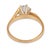 Vintage Diamond 14k Yellow Gold Solitaire Engagement Ring, Size 5 For Sale In Los Angeles - Image 6 of 6