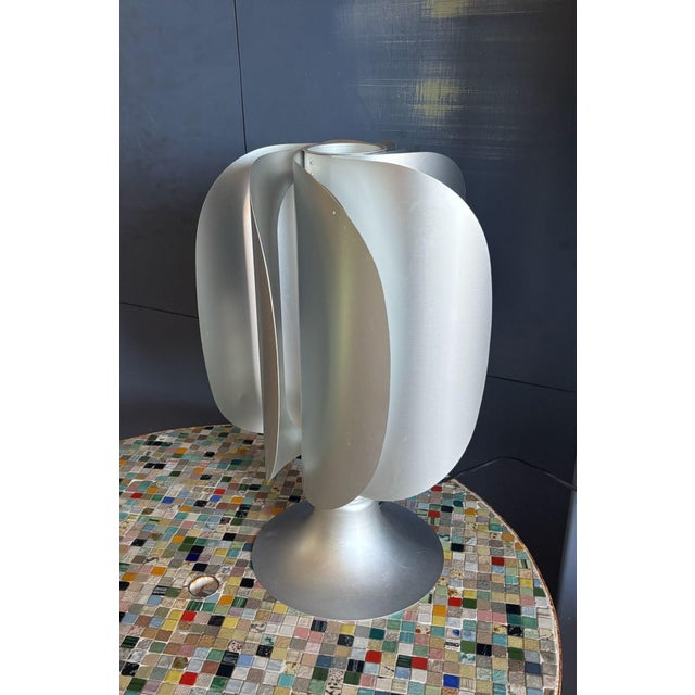 Industrial Turbine Table Lamp by Gerard Rignault for Groupe S.A., France, 1970 For Sale - Image 3 of 8