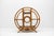 Round Rattan, Bamboo and Wicker Shelf, Italy, 1970s For Sale - Image 12 of 12