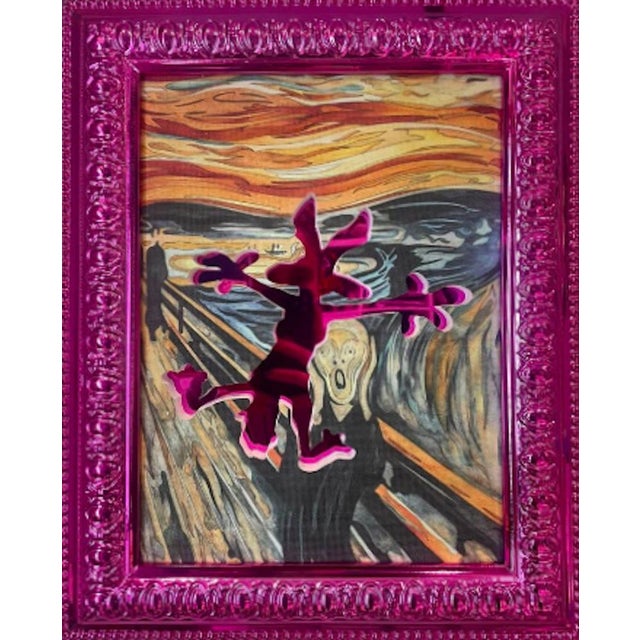 Sagrasse, I'm sorry Munch, Mixed Media For Sale - Image 6 of 6