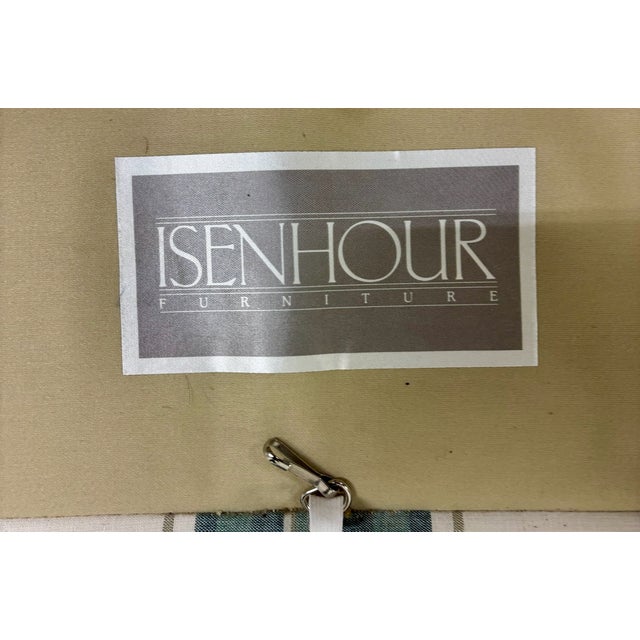 Vintage Isenhour Furniture MCM Ficks Reed Style Rattan Camelback Sofa For Sale - Image 14 of 14