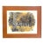Robert Tavener Winter Paddock Lithograph Signed Mid Century English Farm Barn For Sale