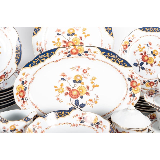 Vintage Mid-Century Modern Premiere "Canton Fair" Porcelain Dinner Service for 8 - 44 Pieces For Sale In Providence - Image 6 of 9