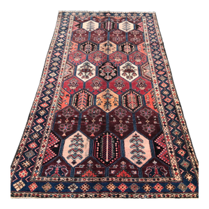 Vintage Rug 5x9 | Allover Geometric Design