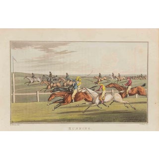 Henry Alken, Running, Etching, 1822 For Sale