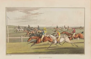 Henry Alken, Running, Etching, 1822