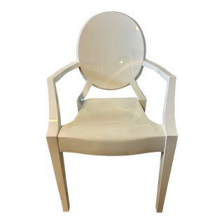 Kartell Louis Ghost Chair in White For Sale