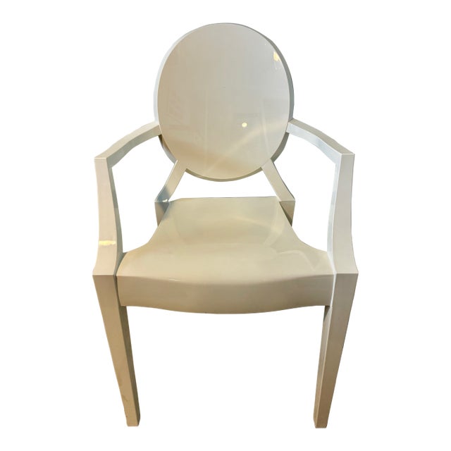 Kartell Louis Ghost Chair in White For Sale