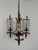 1950s Neoclassical Empire Brass and Glass Chandelier, 1950s For Sale - Image 5 of 18