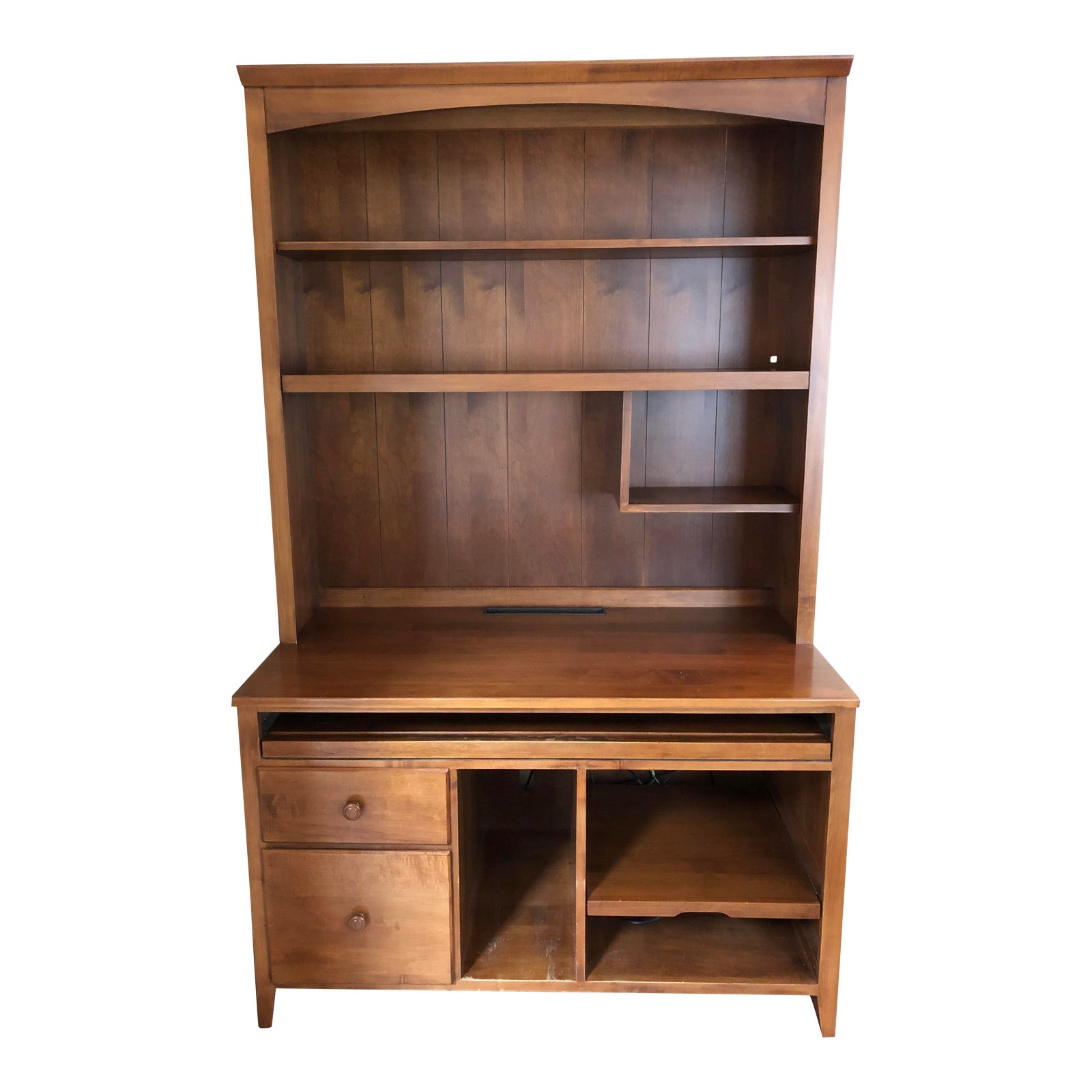 Ethan Allen Computer Desk & Hutch Chairish