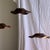 Medium Flat Corrugated Teak Leaf Pendant Light with Floral Stripes, 1980s For Sale - Image 15 of 18