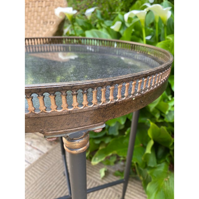 French Round Marble Top Lamp Tables For Sale - Image 12 of 12