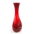 Red Polish Vase from Wołomin Glassworks, 1970s For Sale - Image 8 of 12