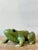 Mid-Century Modern Vintage Boho Glazed Ceramic Frog Planter For Sale - Image 3 of 12
