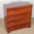 Wood Large Art Deco Mahogany Chest of Drawers, 1940s For Sale - Image 7 of 8