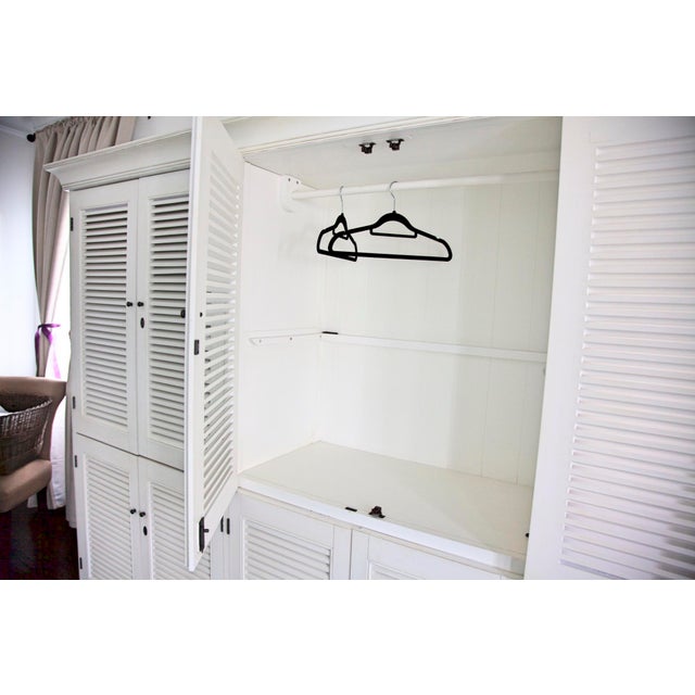 Restoration Hardware Shutter Double Armoire Chairish