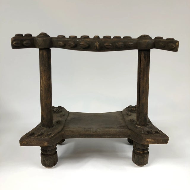 Mid 20th Century African Baule Wood, Child's Chair For Sale - Image 5 of 8