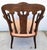 Wood 19th Century Antique Art Nouveau Edwardian Carved Walnut Armchair For Sale - Image 7 of 16