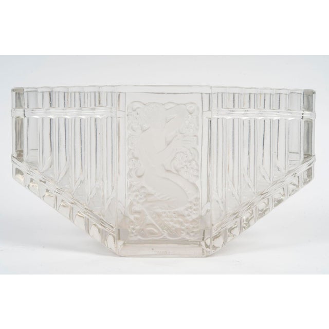 Glass René Lalique, Pan Vase, 1937, Pressed Glass For Sale - Image 7 of 10