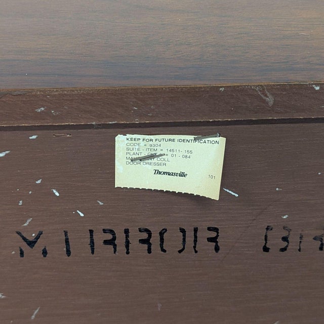 Brown Thomasville Traditional 12-Drawer Dresser For Sale - Image 8 of 12