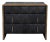 Quilted Chest of Drawers in Shagreen With Bronze Patina Brass Details by R&y Augousti For Sale