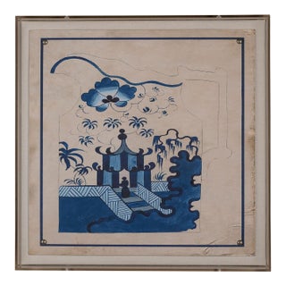 Winterthur for Port 68 Francis Pitcher III Shadowbox Giclee Print For Sale