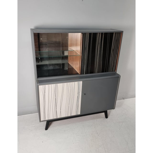 Vintage Display Cabinet with Glass, 1970s For Sale - Image 3 of 12